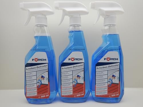 Förch 3X SCHEIBENENTEISER DEFROSTER ENTEISER FRONTSCHEIBE Schnee EIS 500ML