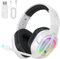 Fachixy FC200 Wireless Gaming Headset for PS5, PS4-2.4GHz USB Foldable Headphones with Mic - 3D Stereo Bluetooth Headset with 50Hrs Battery Life - For Switch, PC, Mac, Mobile