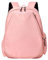 QSTDGVPW Sac à Dos de Tennis avec Compartiment pour Chaussures, Design Résistant à l'eau, Idéal pour Le Sport, Rose