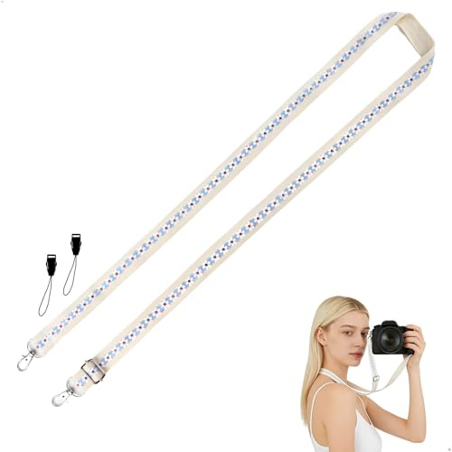 Kamerarem, kamerahandrem, kamerarem, snabblås kamerabälte med metallspännen, hög lastkapacitet och maskintvättbart, lämplig för de flesta DSLR-kameror på marknaden