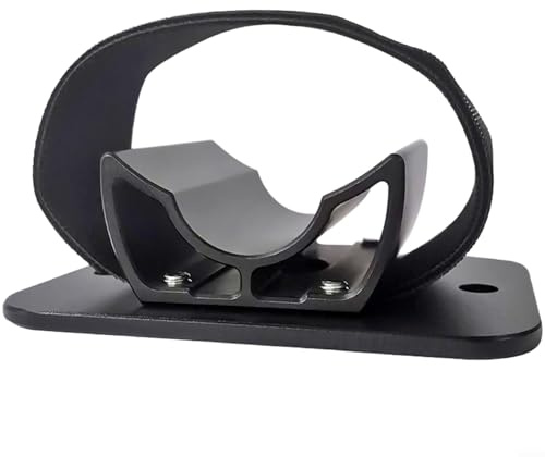 EXTRWORY Supporto per ruota posteriore in lega di alluminio per bici e auto, per portapacchi con cinghie di installazione rapida, 75 x 35 x 108 cm, per sport all'aria aperta (nero)