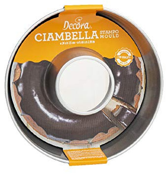 Decora 0075026 Stampo Savarin Ciambella Ø 24 X H 7,5 Cm Antiaderente