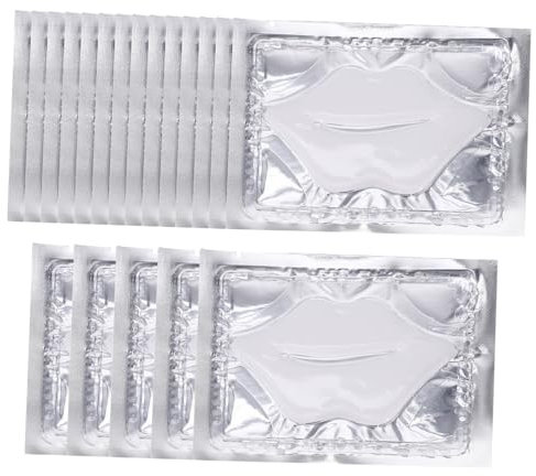 MAGICLULU 25stücke Feuchtigkeitsspendende Lippenmasken Für Intensive Lippenpflege Nährstoffreiche Gel-pads Zur Hydratation Und Reduzierung Von Lippenfältchen Für Zuhause Und Unterwegs