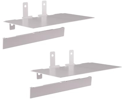 Nanoleaf Blocks Erweiterungspack | 2 Regale, ultra-dünne Regale aus Edelstahl Design für stilvolle Präsentation von Sammlerstücken, Einfache Schraubenmontage (inklusive Schrauben)