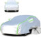HUANGLDGS Auto Abdeckplane für Mercedes-Benz EQE (V295) 2022 2023 2024, Autoabdeckung Outdoor Autoschutzhülle Autoplane Hagelschutzplane Wasserdicht Auto Zubehör, Silver-Green