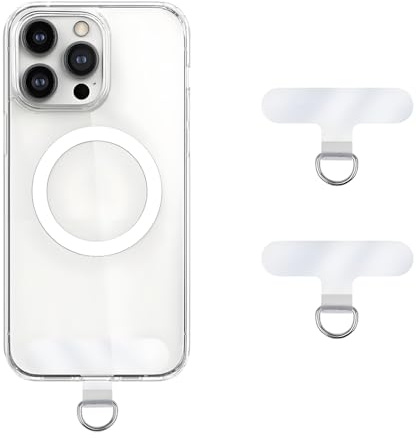 Anfire Mobilbandshållare 2 stycken, ultratunn, hållbara mobiltelefonband, universella kuddar [utan lim], multifunktionella mobiltelefonsnoddar, universell telefonlapp för alla standardmobilskal