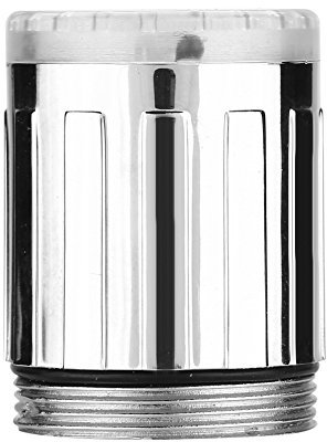 LED Light Water Faucet, Temperature Sensing 3 Colors Changing LED Light Water Faucet Tap for Kitchen Bathroom