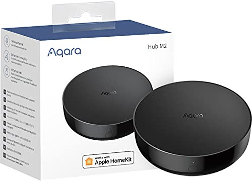 Aqara Smart Home Zentrale M2, Nicht kompatibel mit U200 und U200 Lite, Smart Home Bridge für Alarmanlage, Infrarot-Fernbedienung, Heim-Automatisierung, Kompatibel mit Alexa, Google Assistant, HomeKit