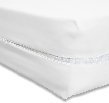 DECASATEXTIL - Coprimaterasso con cerneria - Microfibra, traspirante, antibatterico - Disponibile in diverse misure - (letto 90 cm)