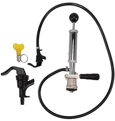 Bomba para Barril de Cerveza, Sistema D de 4 Pulgadas, Grifo para Barril de Cerveza con Grifo de Cerveza y Manguera de Cerveza, Bomba para Fiesta de Barril para Picnic de Fiesta Casera