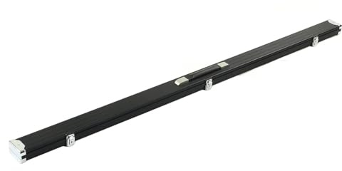 SPYMINNPOO Queues de Billard, étui de Transport pour Queues de Billard Rigides, étui de Transport en Alliage D'aluminium avec 2 Fentes (Black), SPYMINNPOOf4y3kmgnb1-13