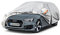 Kayme Bâche Voiture Break Étanche, 6 Couches Housse de Protection Voiture Extérieur Contre Pluie Soleil avec Zip. Compatible avec A4 Avant, Passat Estate, Octavia Combi Etc. pour Wagon, 450 à 485 cm