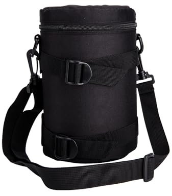 JJC Objektivtasche Objektivbeutel Schutzhülle für Canon EF 70-200mm f4L is II USM EF 28-300mm f3.5-5.6 L EF 70-300mm f4-5.6L Nikon AF-S 70-200mm f4G, Innenmaße 4.3 x 7.4