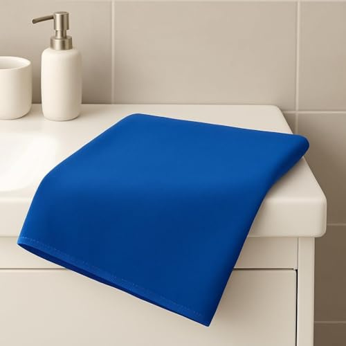 Corredocasa Telo Mare Microfibra 90x170 cm, Made in Italy Telo Mare da Viaggio Leggero e Sottile - Anti Sabbia, Asciugatura Rapida - Piscina Palestra Asciugamano Spiaggia Unisex Estivo (Blu)