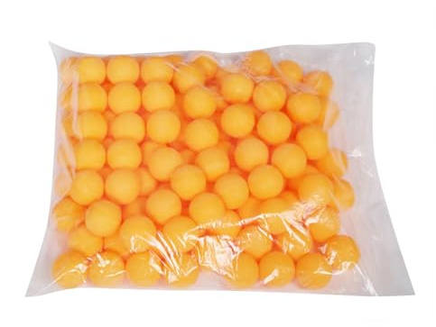 Whoasyst Confezione da 100 palline da ping pong da 4 cm per feste in famiglia scuola giochi all'aperto principianti adulti e atleti allenamento tennis