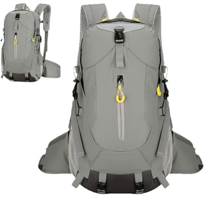 Yplkm Zaino Per Escursionismo,30 Litri Leggero Impermeabile Con Tasche | Zaino Impermeabile Per Trekking Giornaliero | Per Viaggi All'Aperto Caccia Ciclismo Camminata E Escursioni