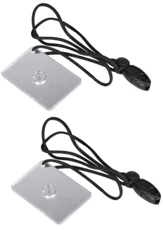 VICASKY Lot de 2 Miroirs de Signalisation Extérieur Multifonctionnels Réfléchissants Film Protecteur Dispositif de Survie pour Randonnée Camping et Kayak