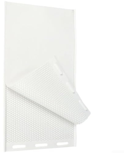 Silicone For Beekeeping Foundation Set of 2 Reusable Hive Base for DIY Beeswax Sheet Press Making Tools 43.5x22.5cm(White)