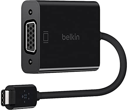 Belkin USB-C to VGA Adapter - Black