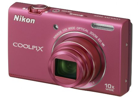 Nikon COOLPIX S6200 Compact Digital Camera - Pink (16MP, 10x Optical Zoom) 2.7 inch LCD