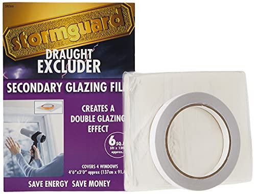 Stormguard 11SR0666SQM 6Sq m Secondary Glazing Window Insulation Film