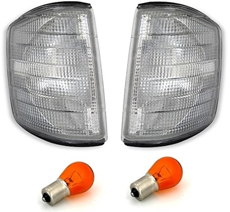 AD Tuning DEPO frontblinker set i silvergrå vänster blinker