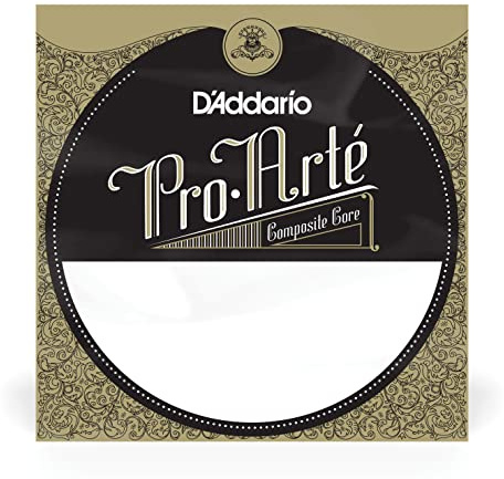D'Addario J4604C Pro-Arte, cuerda individual de nailon para guitarra clásica, tensión dura, cuarta cuerda