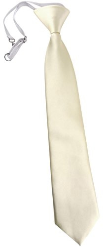 TigerTie Barn slips slips grädde allt-ett-färg - slips slips förbunden med elastisk