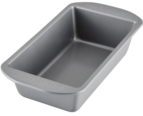 Farberware Bakeware Nonstick Loaf Pans for Baking, 9-Inch x 5-Inch, Gray