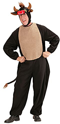 W WIDMANN MILANO Party Fashion - Ensemble de déguisement de taureau | Costume d'animal avec culotte et couvre-chef pour le carnaval, les soirées à thème et Halloween