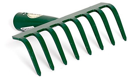 POKM Toolsmarket GmbH Rechen 8 Zinken 19,5 cm Rasenrechen Heurechen Harke K_10