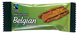 Fairtrade Coffee Biscuits Caramelised Individually-wrapped Portions Ref A03923 Pack 300 610974