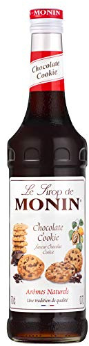 MONIN - Sirop Saveur Chocolat Cookie - Pour Café, Chocolat Chaud, Capuccino ou Latte - Arômes Naturels - Bouteille en Verre - 70 cl