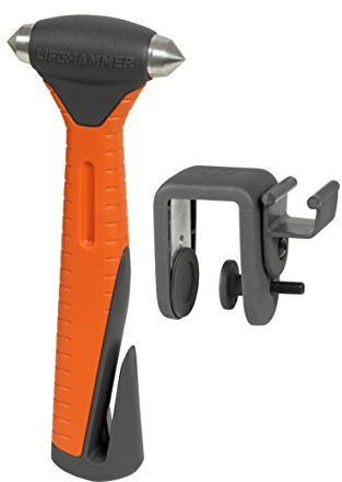 Lifehammer 10571065 Plus Martillo para romper ventana de emergencia, Naranja