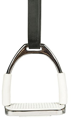 HKM 540287 - Estribos de Seguridad de Acero Inoxidable, por par, Ancho 12 cm