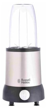 Russell Hobbs NutriBoost 23180-56 – Batidora de Vaso de Mano, 700 W, libre de BPA, Acero Inoxidable, 15 piezas, 3 Vasos de 700 ml y 2 Vasos de 350 ml, Negro