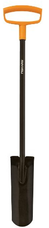 Fiskars 46 Garden Transplanting Spade Shovel Tool, Ergonomic D-Handle