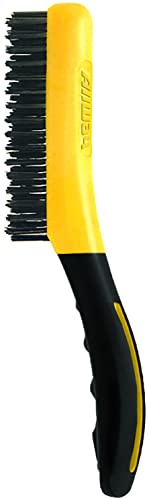 ALLWAY SB416 Soft-Grip Carbon Steel Wire Brush with Shoe Handle