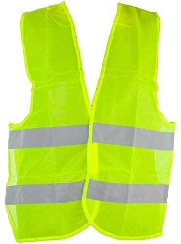 Warnweste EN471 gelb, knitterfrei, waschbar, Standardgröße