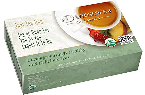 Davidson's Organics, English Breakfast, 100-count Unwrapped Tea Bags