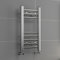 iBathUK | 600 x 300 Straight Heated Towel Rail Chrome Bathroom Radiator