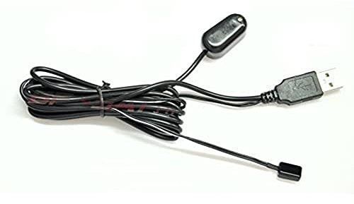 hd-line 2INF-1USB Deport infrarouge pour Télécommande transmetteur IR Noir