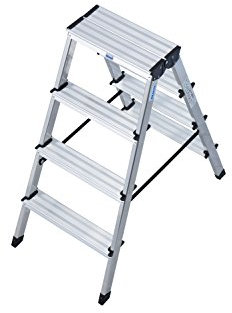 Krause Double échelle dopplo, 1 pièce, 2 x 4 niveaux, 120335
