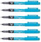 Pilot Set 6 Stifte Filz V-Sign Pen Spitze Nylon Strichstärke 0,6 mm Tinte türkis