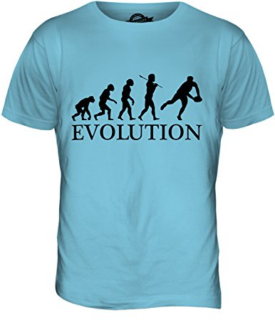 Candymix Rugby Évolution T-Shirt Homme, Taille 2X-Large, Couleur Azzurro Cielo