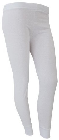 Floso FLOSO® Damen Thermounterhose, lang (Hüfte: 66-71cm (32)) (Weiß)