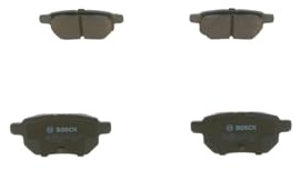 Bosch BP1127 - Pastiglie Freni Auto, Asse Posteriore - Qualità Bosch - Riduzione del Rumore e della Polvere - Certificazione ECE-R90 - Senza Rame - 1 Confezione da 4 Pastiglie