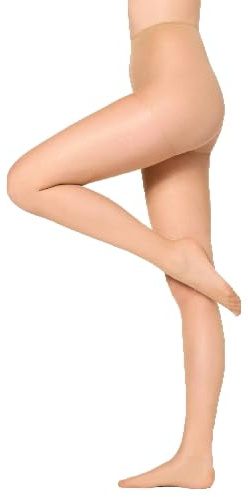 Nur Die Women's Seidenfein Strumpfhose Tights, 15 Den, Brown-Braun (Amber 230), S (38-40 EU)