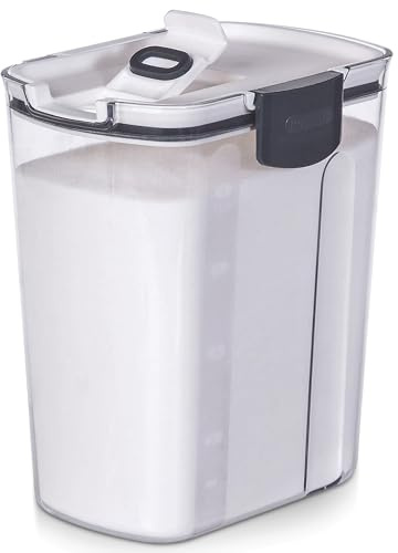 ProKeeper Sugar & Flour Storage Container – 1 Piece, Clear, Airtight Seal for Freshness