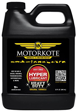 Motorkote MK-HL32-06 Heavy Duty Hyper Lubricant Engine Treatment, 32-Ounce, Single, Black